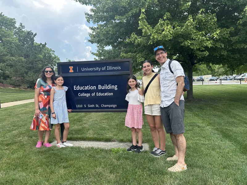 IGlobal student visiting campus